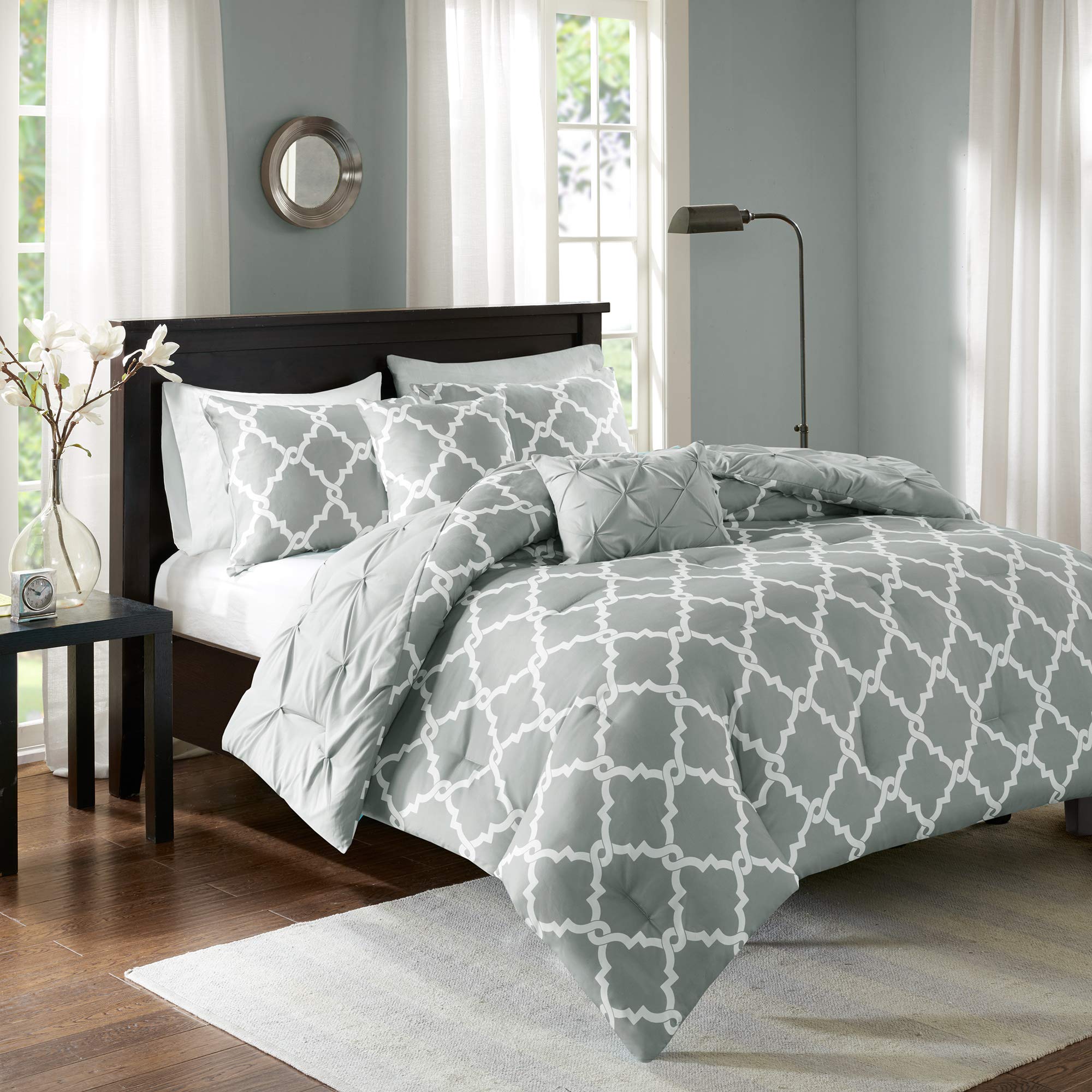 掛け布団 5点セット 海外クイーンサイズ Kasey 5 Piece Rever Amazon.com: Madison Park Essentials Kasey Cozy Comforter Set